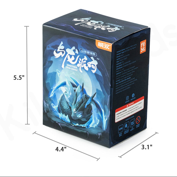 Scatola Sorpresa Bestie Mitiche Serie Loong: Figure da Collezione Rare PVC/ABS