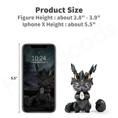 Scatola Sorpresa Bestie Mitiche Serie Loong: Figure da Collezione Rare PVC/ABS