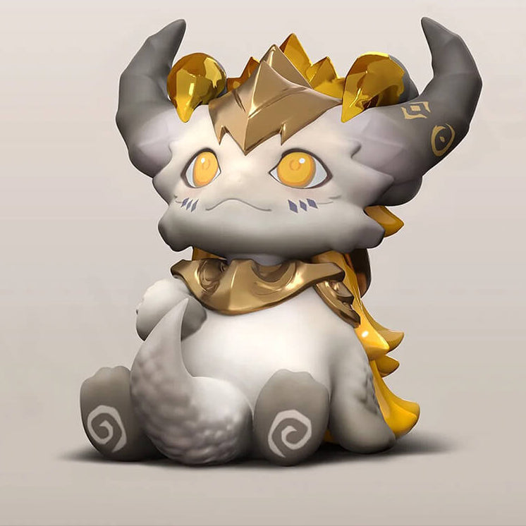 Scatola Sorpresa Bestie Mitiche Serie Loong: Figure da Collezione Rare PVC/ABS