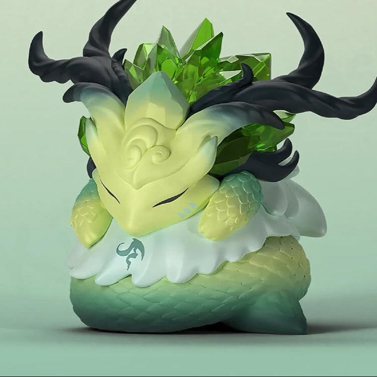 Scatola Sorpresa Bestie Mitiche Serie Loong: Figure da Collezione Rare PVC/ABS