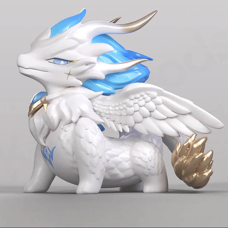 Scatola Sorpresa Bestie Mitiche Serie Loong: Figure da Collezione Rare PVC/ABS