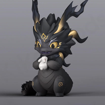 Scatola Sorpresa Bestie Mitiche Serie Loong: Figure da Collezione Rare PVC/ABS