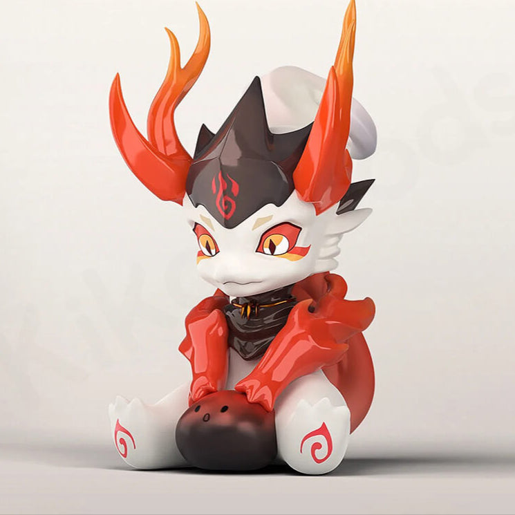 Scatola Sorpresa Bestie Mitiche Serie Loong: Figure da Collezione Rare PVC/ABS