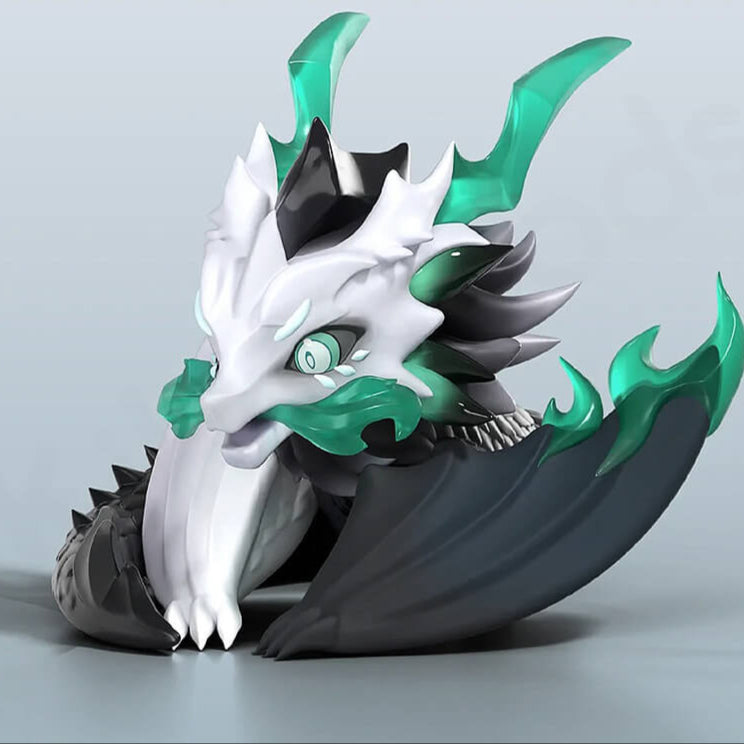 Scatola Sorpresa Bestie Mitiche Serie Loong: Figure da Collezione Rare PVC/ABS