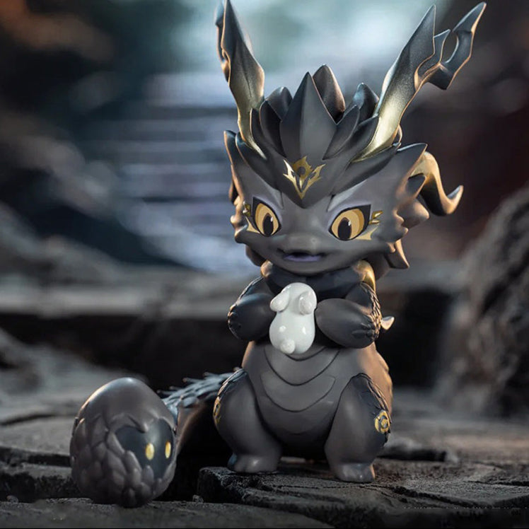 Scatola Sorpresa Bestie Mitiche Serie Loong: Figure da Collezione Rare PVC/ABS