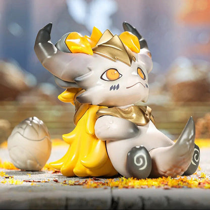 Scatola Sorpresa Bestie Mitiche Serie Loong: Figure da Collezione Rare PVC/ABS