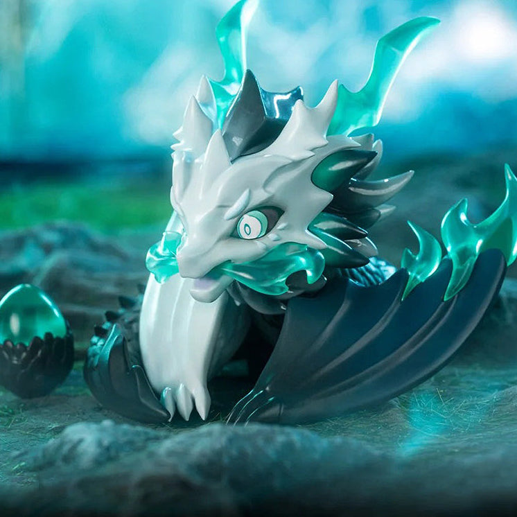 Scatola Sorpresa Bestie Mitiche Serie Loong: Figure da Collezione Rare PVC/ABS