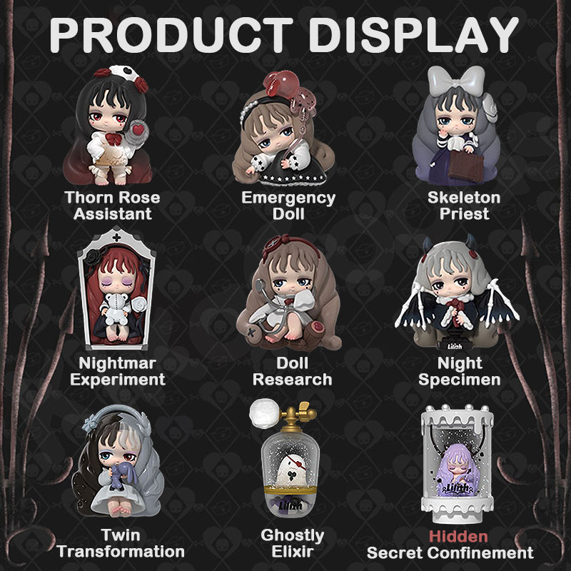Lilith Serie Esperimento Segreto: Scatola a Sorpresa Miniature da Collezione Rare