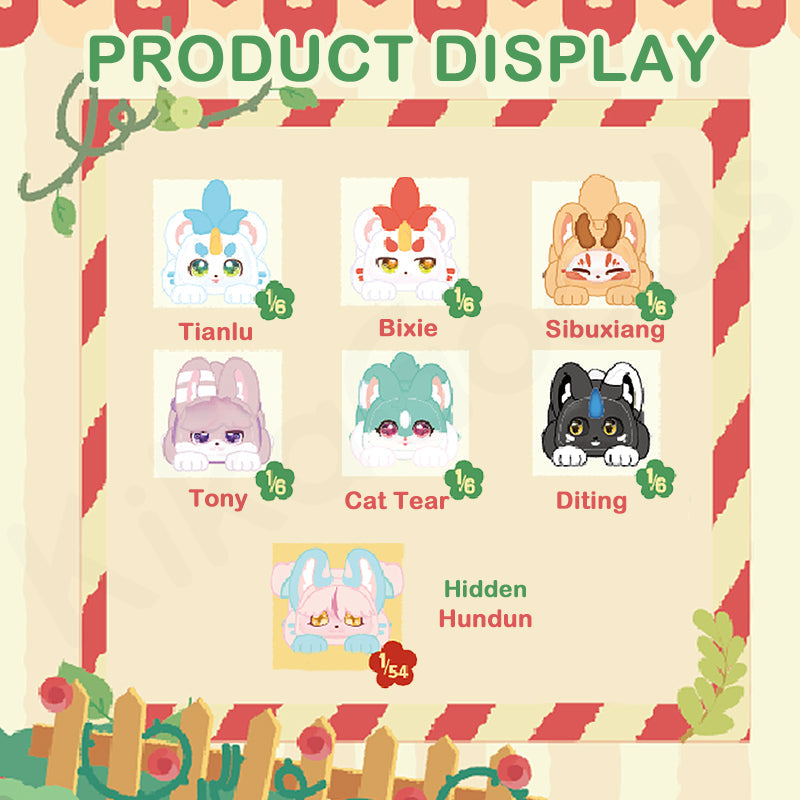 Morbidi Peluche Fabulous Beasts Atretch Oneself Blind Box: Scopri la Tua Creatura Segreta!