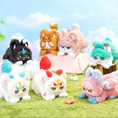 Morbidi Peluche Fabulous Beasts Atretch Oneself Blind Box: Scopri la Tua Creatura Segreta!