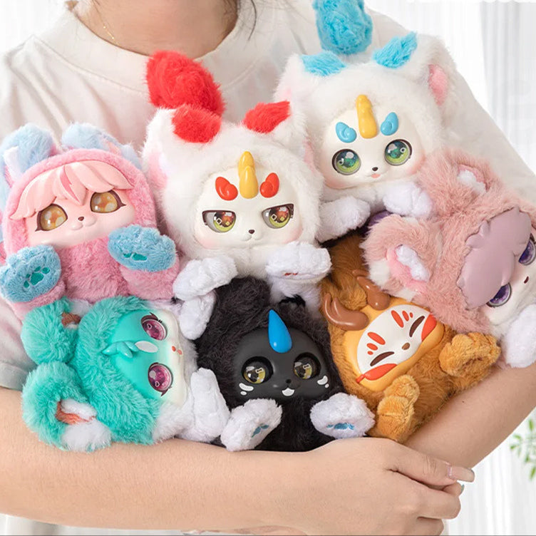 Morbidi Peluche Fabulous Beasts Atretch Oneself Blind Box: Scopri la Tua Creatura Segreta!
