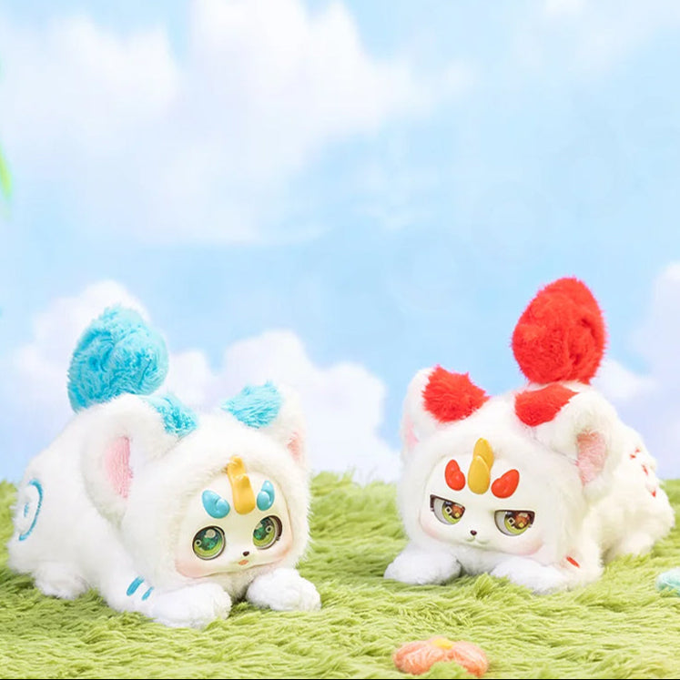 Morbidi Peluche Fabulous Beasts Atretch Oneself Blind Box: Scopri la Tua Creatura Segreta!