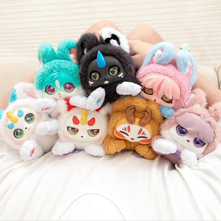 Morbidi Peluche Fabulous Beasts Atretch Oneself Blind Box: Scopri la Tua Creatura Segreta!