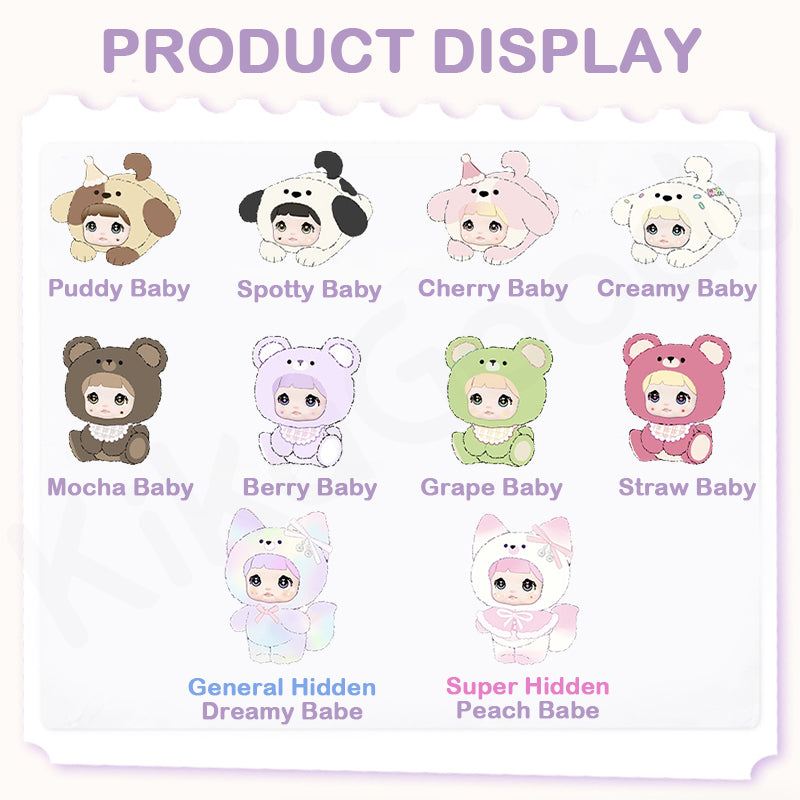 Nommi Baby Serie Peluche Blind Box: Adorabili Sorprese da Collezionare