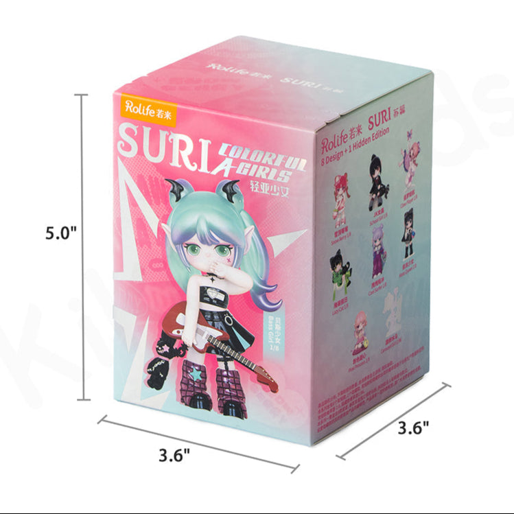 Suri Colorata Serie Ragazze Blind Box: Figure Collezionabili a Sorpresa PVC