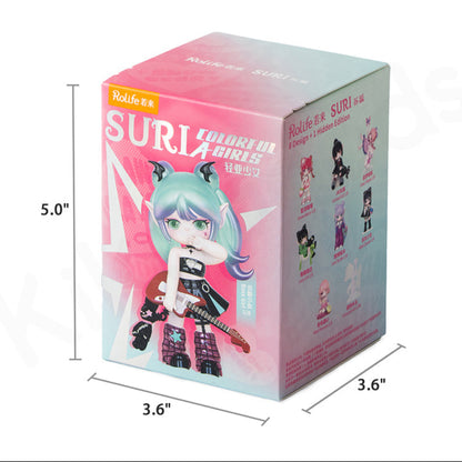 Suri Colorata Serie Ragazze Blind Box: Figure Collezionabili a Sorpresa PVC