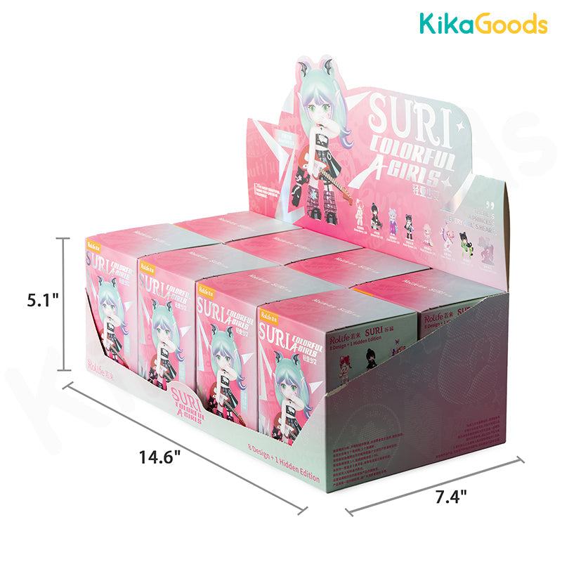 Suri Colorata Serie Ragazze Blind Box: Figure Collezionabili a Sorpresa PVC