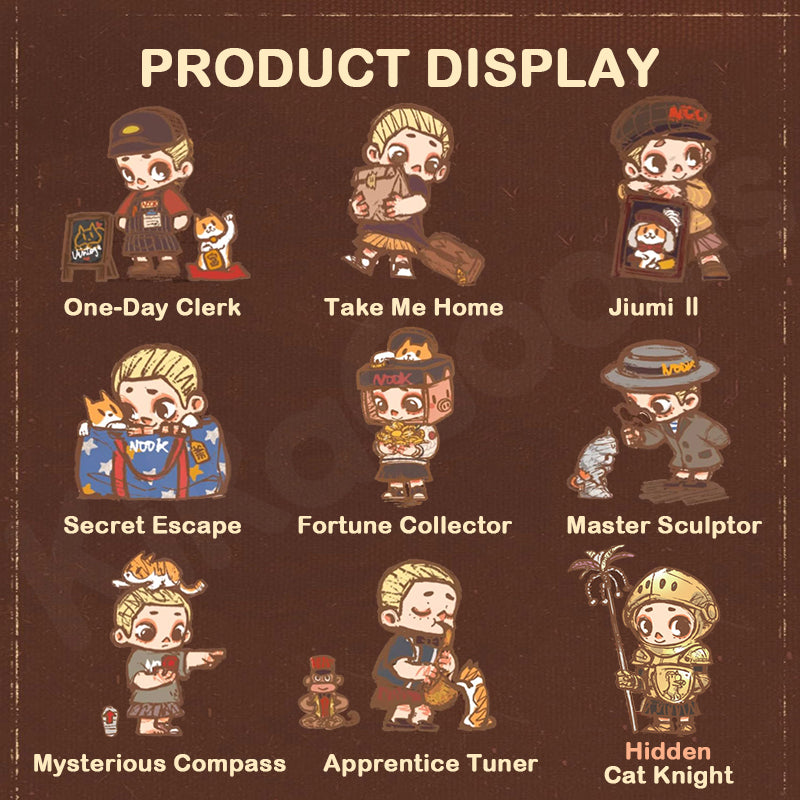 Mini Figure da Collezione Nook Serie Negozio Vintage: Scopri il Mistero!