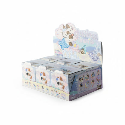 Nobeko Azukisan Serie Oceanica: Ciondolo Peluche Sorpresa, Scatola Misteriosa da Collezione