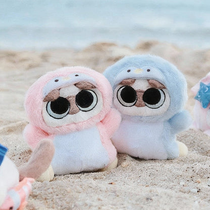 Nobeko Azukisan Serie Oceanica: Ciondolo Peluche Sorpresa, Scatola Misteriosa da Collezione