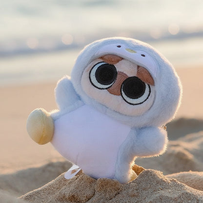 Nobeko Azukisan Serie Oceanica: Ciondolo Peluche Sorpresa, Scatola Misteriosa da Collezione