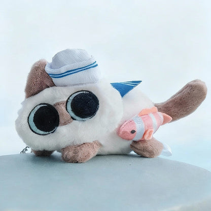 Nobeko Azukisan Serie Oceanica: Ciondolo Peluche Sorpresa, Scatola Misteriosa da Collezione