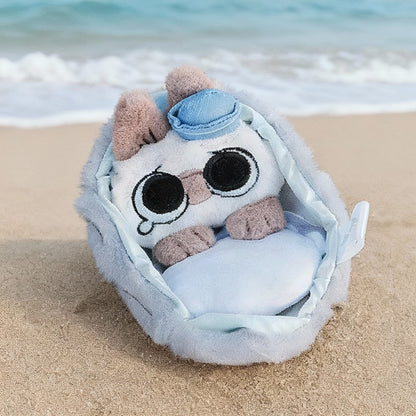 Nobeko Azukisan Serie Oceanica: Ciondolo Peluche Sorpresa, Scatola Misteriosa da Collezione