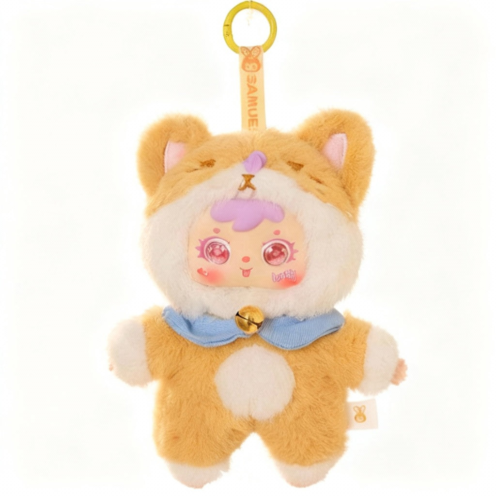 Adorabili Gatti Peluche Samuel: Scatola a Sorpresa Festa, Morbide Figure da Collezione