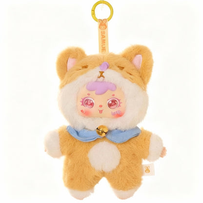 Adorabili Gatti Peluche Samuel: Scatola a Sorpresa Festa, Morbide Figure da Collezione