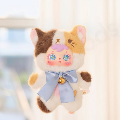 Adorabili Gatti Peluche Samuel: Scatola a Sorpresa Festa, Morbide Figure da Collezione