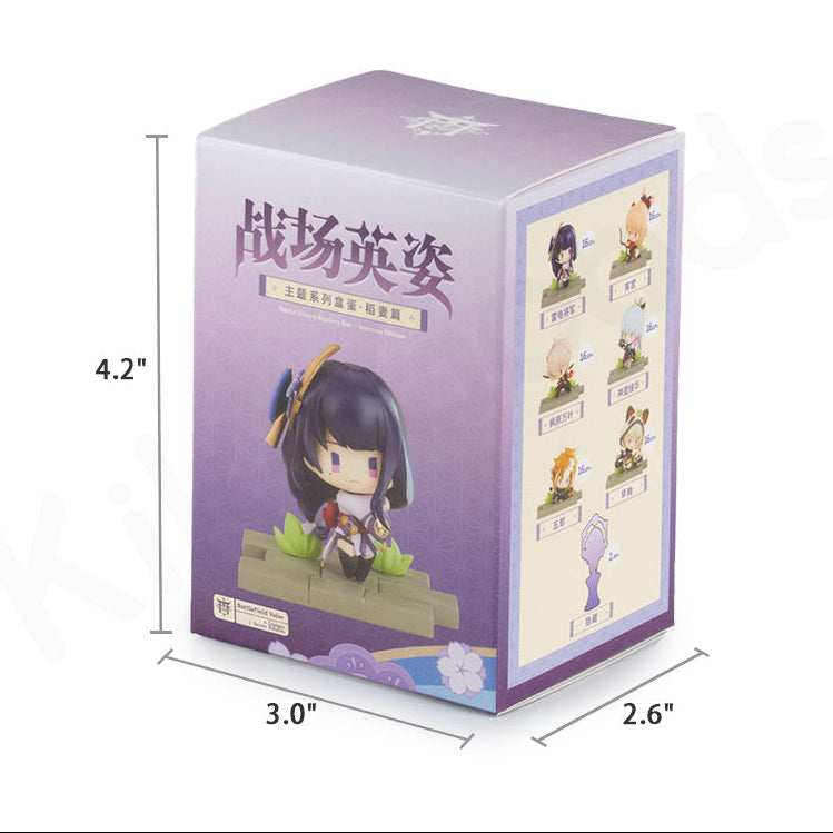 Genshin Impact Battlefield Valor Inazuma: Scatola a Sorpresa Personaggi da Collezione Esclusivi