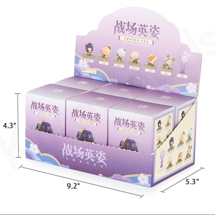 Genshin Impact Battlefield Valor Inazuma: Scatola a Sorpresa Personaggi da Collezione Esclusivi