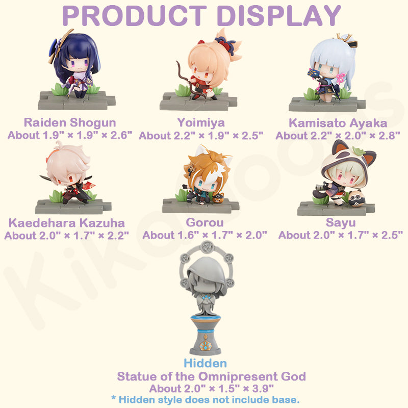 Genshin Impact Battlefield Valor Inazuma: Scatola a Sorpresa Personaggi da Collezione Esclusivi