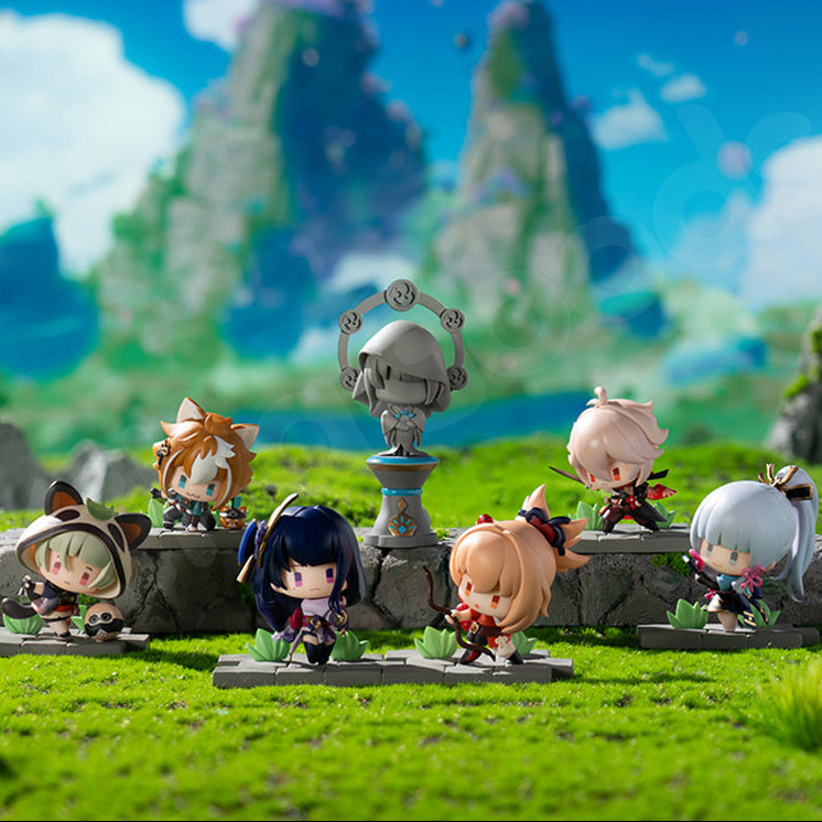 Genshin Impact Battlefield Valor Inazuma: Scatola a Sorpresa Personaggi da Collezione Esclusivi