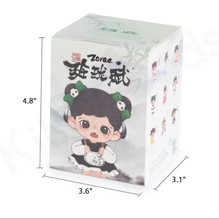 Scatola a Sorpresa Zoraa Linglongfu: Mini Personaggi Misteriosi da Collezione in PVC/ABS