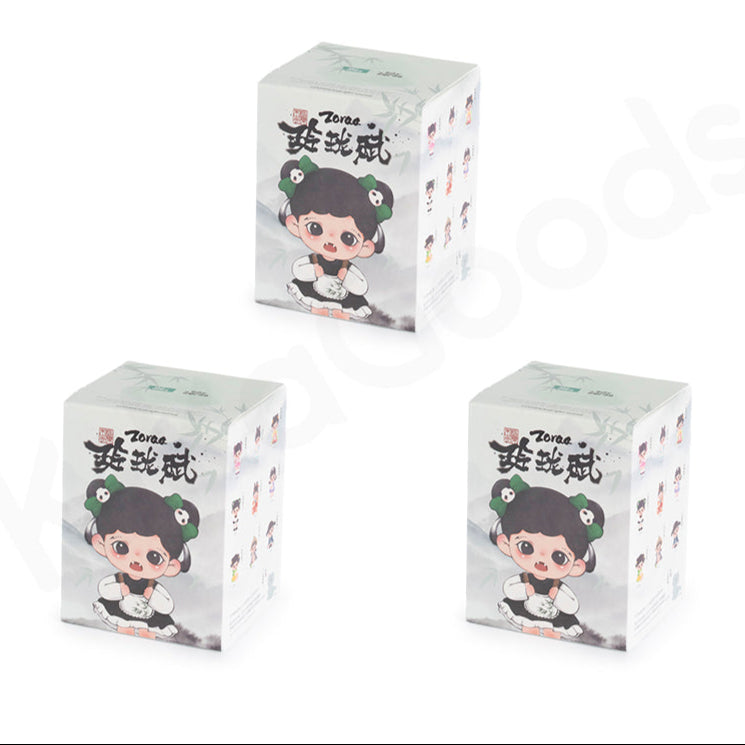 Scatola a Sorpresa Zoraa Linglongfu: Mini Personaggi Misteriosi da Collezione in PVC/ABS