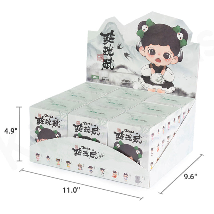 Scatola a Sorpresa Zoraa Linglongfu: Mini Personaggi Misteriosi da Collezione in PVC/ABS