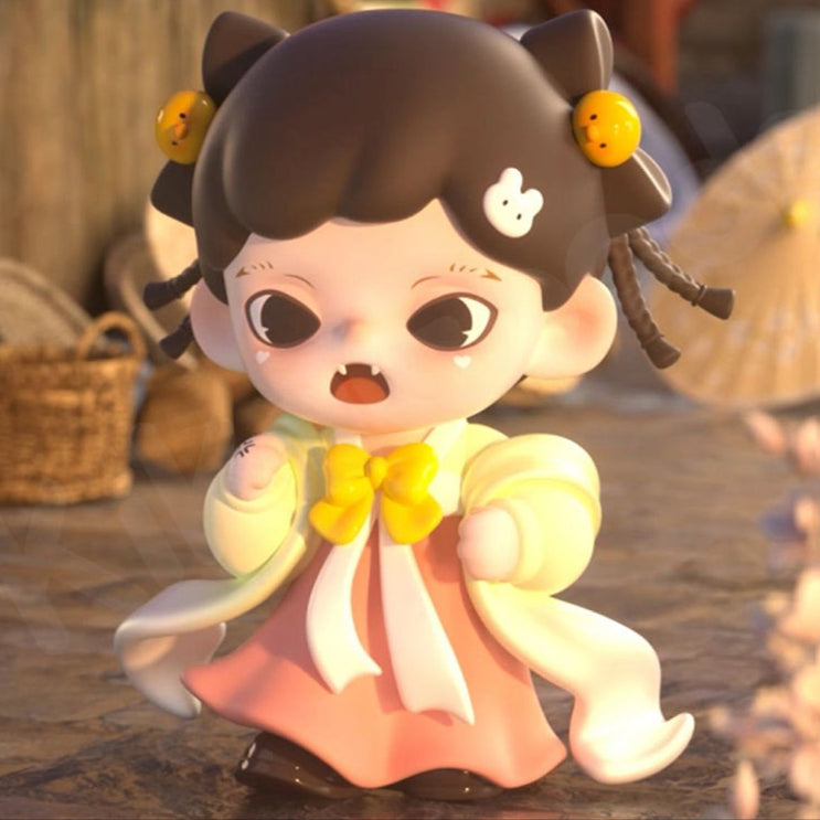 Scatola a Sorpresa Zoraa Linglongfu: Mini Personaggi Misteriosi da Collezione in PVC/ABS