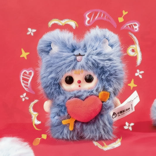 Blind Box Peluche Vinile Serie Baby Three Cupido: Statuette Carine da Collezionare