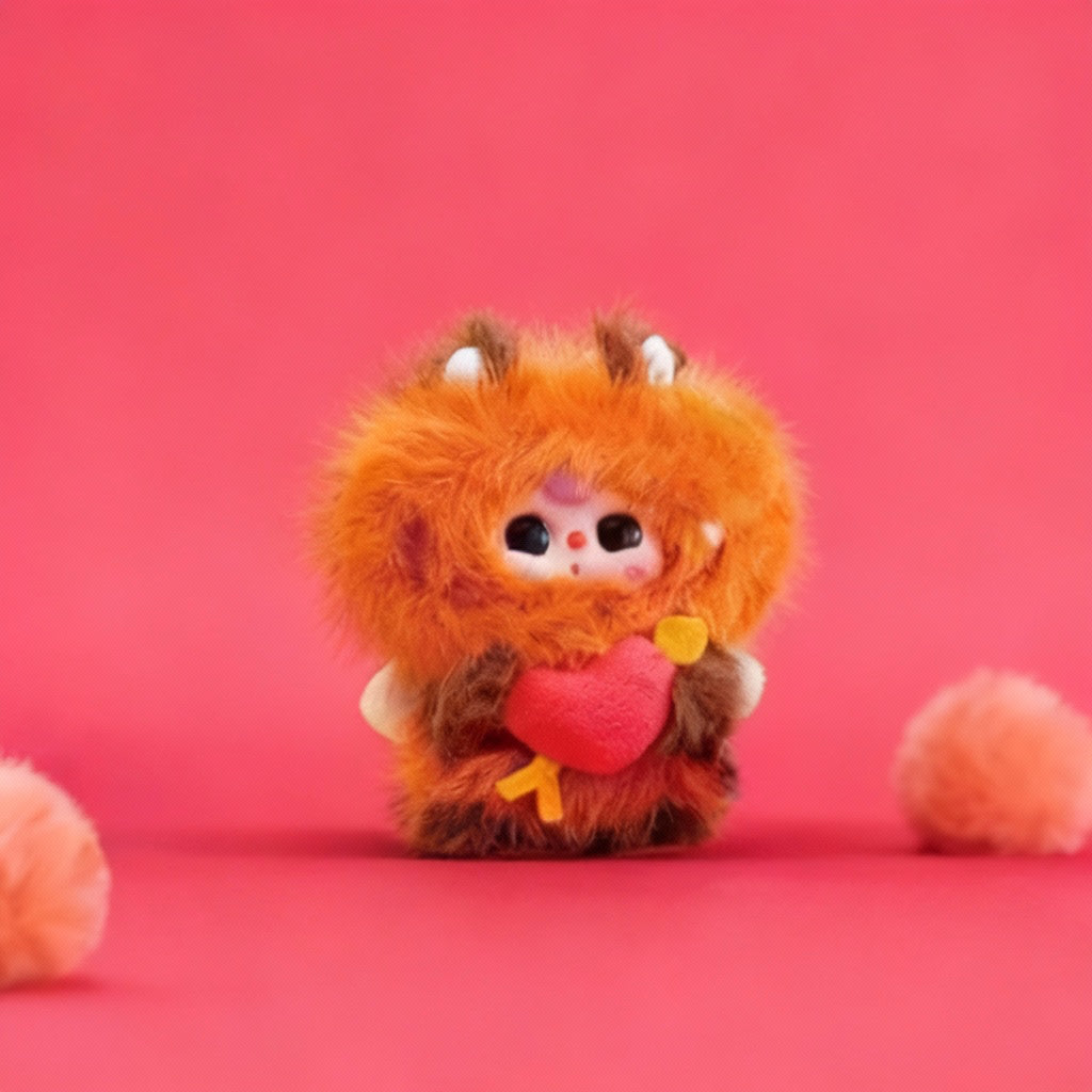 Blind Box Peluche Vinile Serie Baby Three Cupido: Statuette Carine da Collezionare