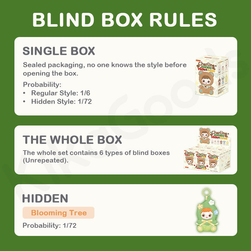 Charline Foresta Nascondino Peluche Morbidi: Scatola a Sorpresa Serie da Collezione Esclusiva