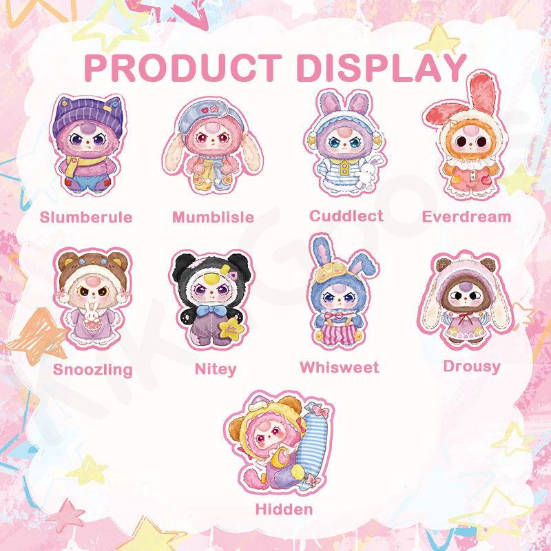 Baby Three Sweet Dream: Morbida Scatola a Sorpresa Peluche da Collezione Serie 100%