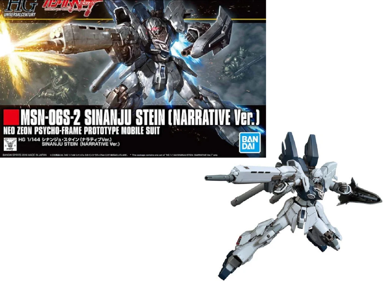 GUNDAM - HGUC 1/144 MSN-06S-2 Sinanju Stein Narrative Ver. - Kit di Modello