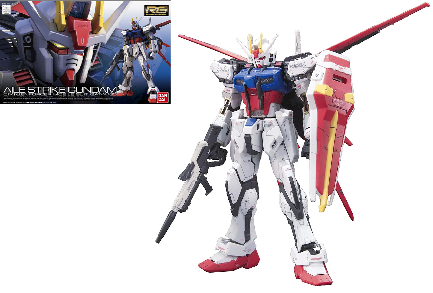 GUNDAM - RG 1/144 Aile Strike Gundam - Kit di Modello