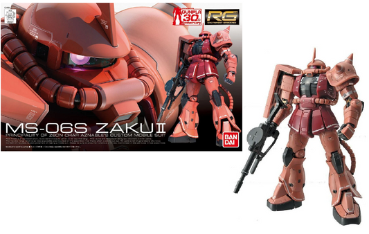 GUNDAM - Maquette - Real Grade - MS-06S Zaku II - 13 CM