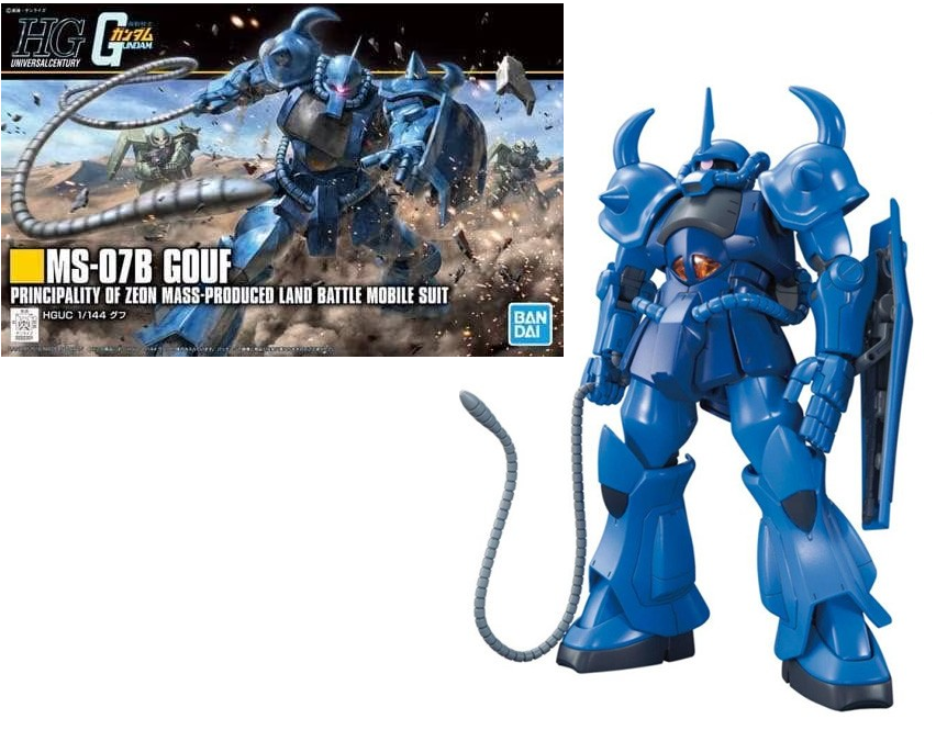 Model Kit GUNDAM High Grade MS-07B Gouf 1/144