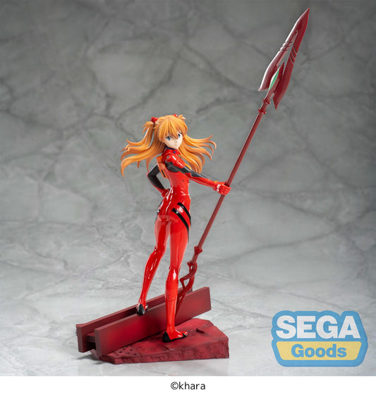 EVANGELION - Asuka X Lance de Cassius - Figurine Luminasta 20cm