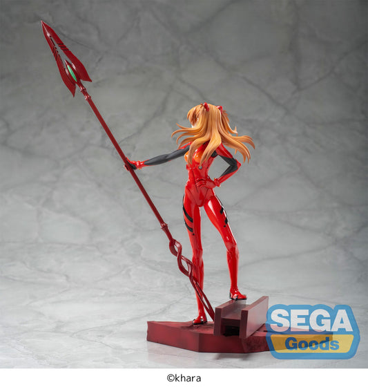EVANGELION - Asuka X Lance de Cassius - Figurine Luminasta 20cm