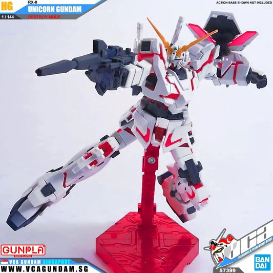 GUNDAM - 1/144 HGUC RX-0 Unicorn Gundam - Maquette 13cm
