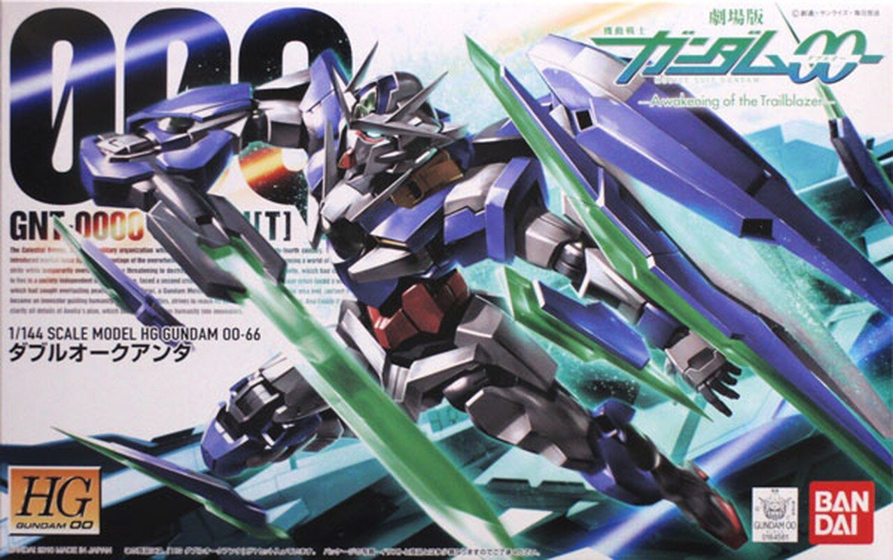 GUNDAM - HG OO QAN(T) Gundam 00-66 1/144 - Kit di Modello
